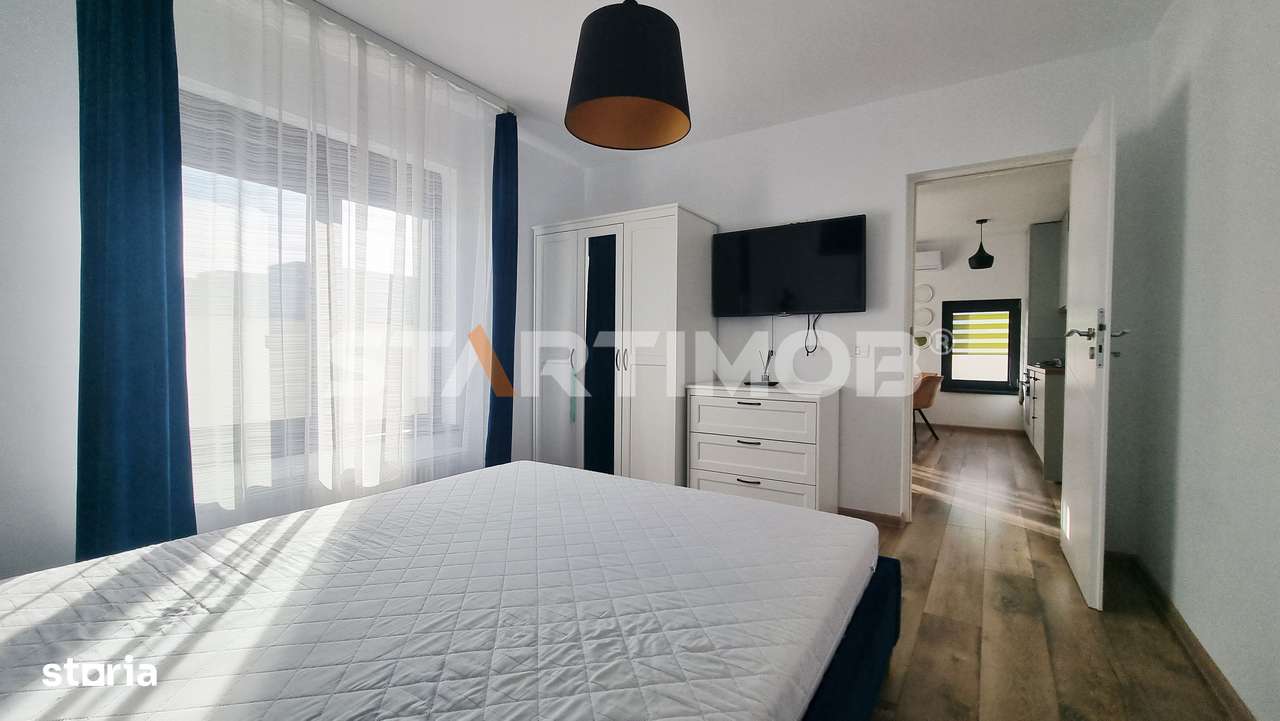 Studio mobilat Coresi cu parcare si terasa 30 mp - Imagine principală: 4/20