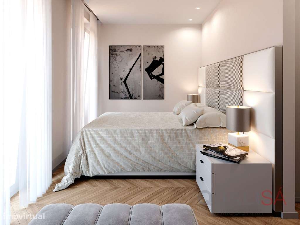 Apartamento T1 novo no centro histórico de Braga, no Largo Santiago...-6