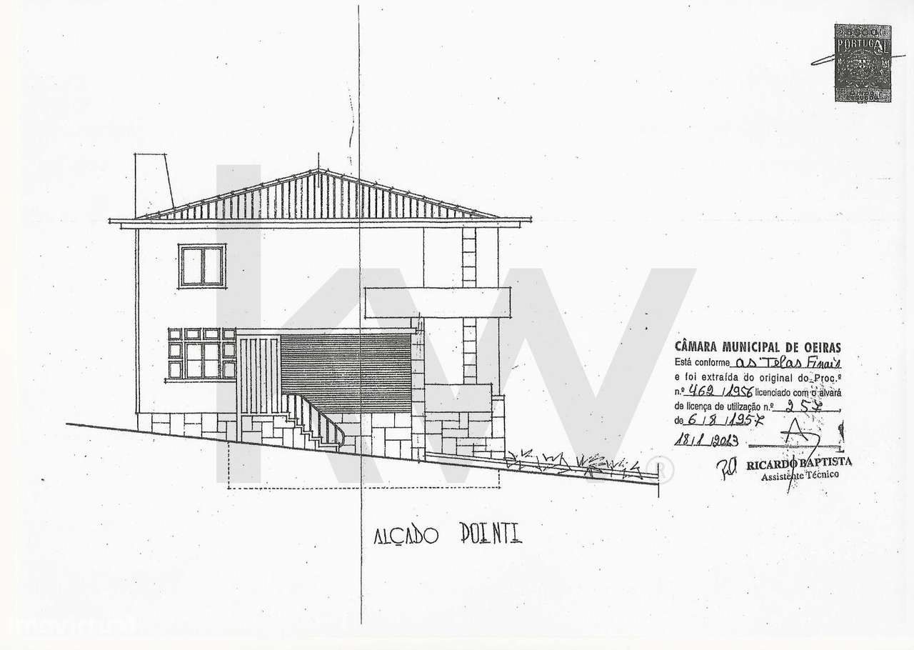 Moradia com Vista Mar em Lote de 998m2 | Santo Amaro de Oeiras - Grande imagem: 4/8