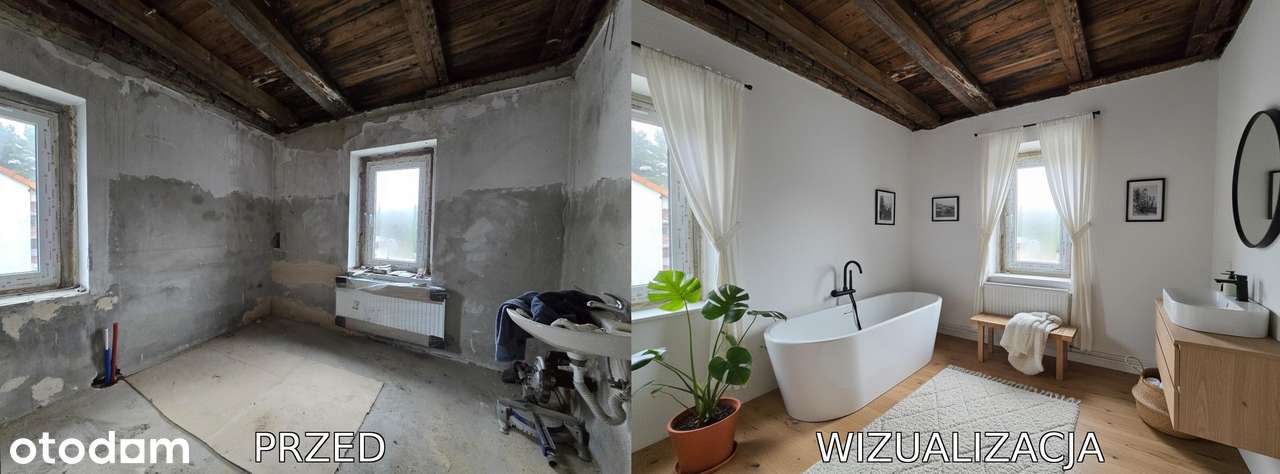 Bezpośrednio | dwa domy - 127m2 i 38,5m2 | po termomodernizacji-13