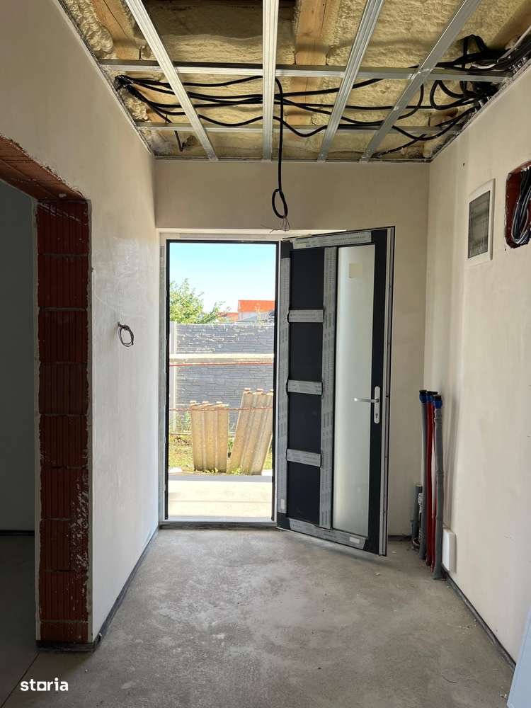 Casa noua plan parter,semifinisata, Oncea, teren 480 mp,s.c. 110mp - Imagine principală: 4/17