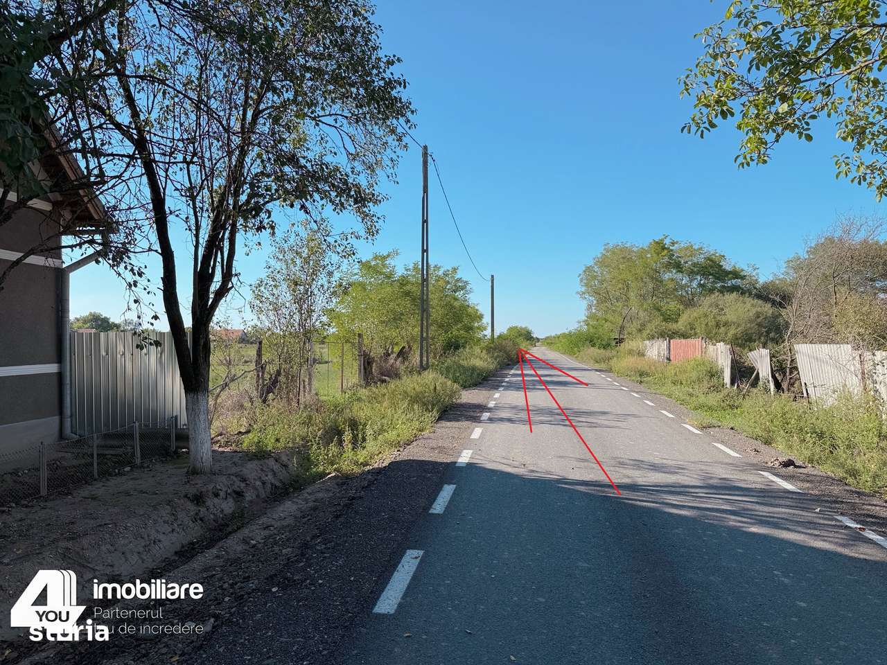 Terenuri intravilane 2880 mp Cermei fs.48 ml - 6350 euro - Imagine principală: 4/5