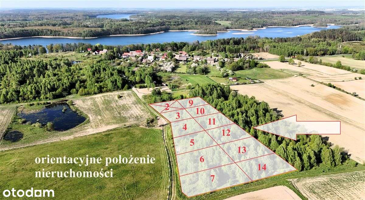 Działka ok 400 M od Jeziora Śmiadowo. - Pełny obrazek: 1/20