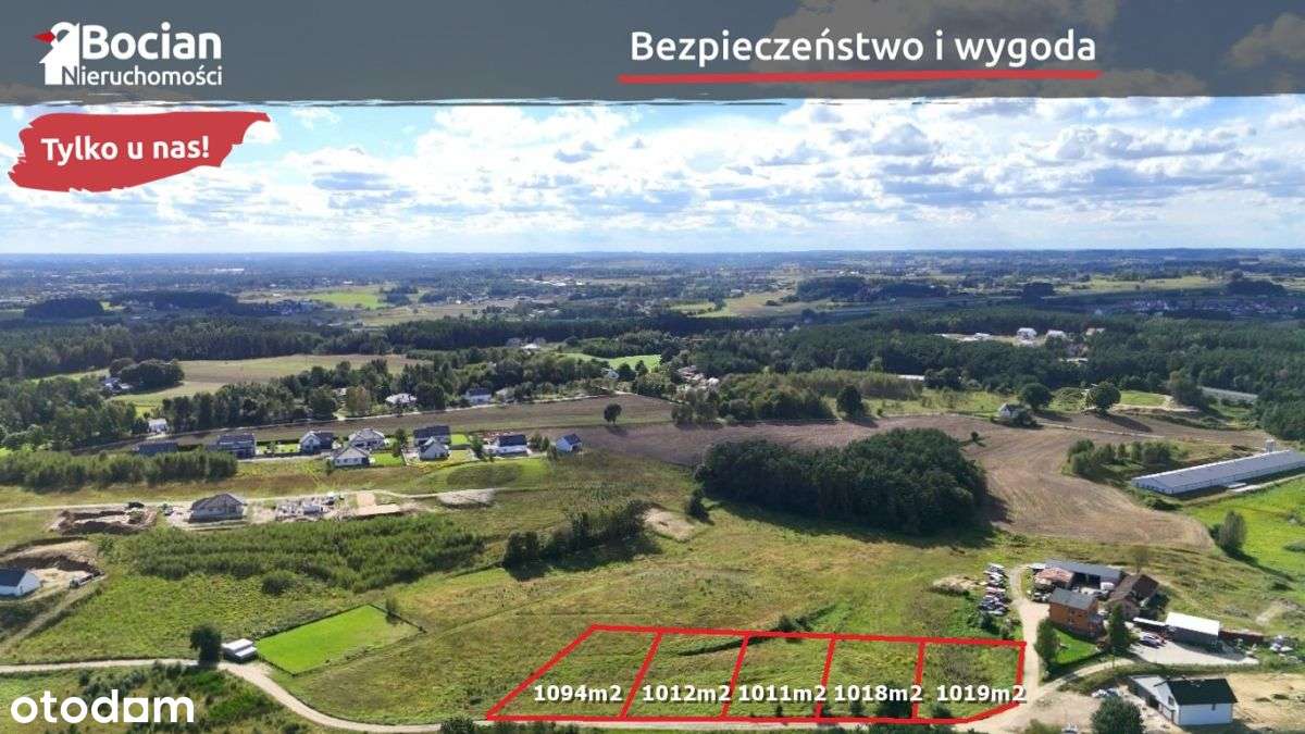 Uzbrojone, płaskie działki - Chwaszczyno!-0