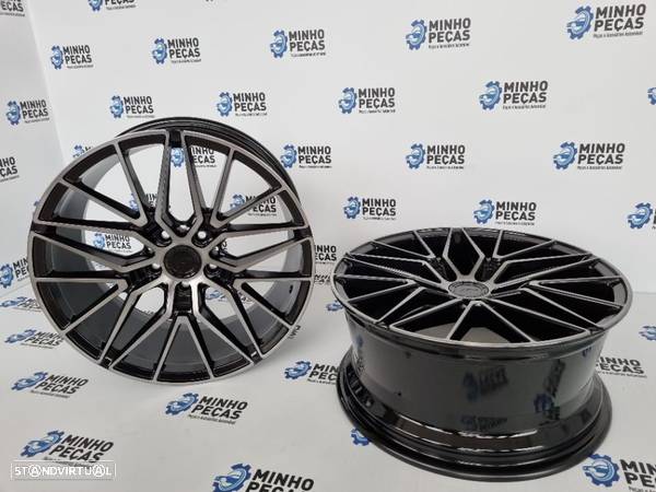 Jantes Japan Racing (JR38) em 18" (5x112) Black Polish - 7