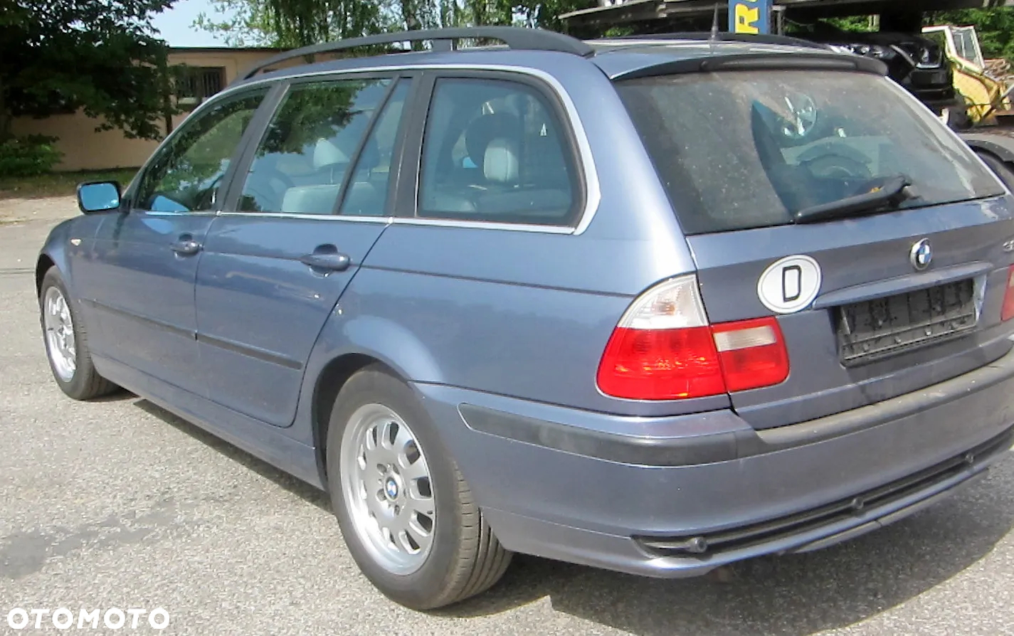BMW E46 KOMBI 2003 DRZWI PRAWY TYŁ KOMPL. STAHLBLAU METALLIC - 2