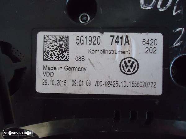 Quadrante VW Golf VII de 2015 - 4
