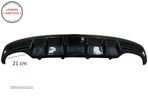 Difuzor Bara Spate Skoda Octavia III Sedan Wagon (2013-2019) Negru Lucios- livrare gratuita - 12