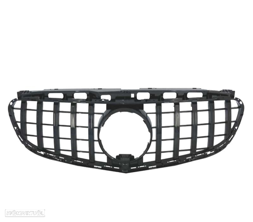 GRELHA FRONTAL PARA MERCEDES CLASSE E W212 13-16 PANAMERICANA GT PRETO BRILHANTE - 4