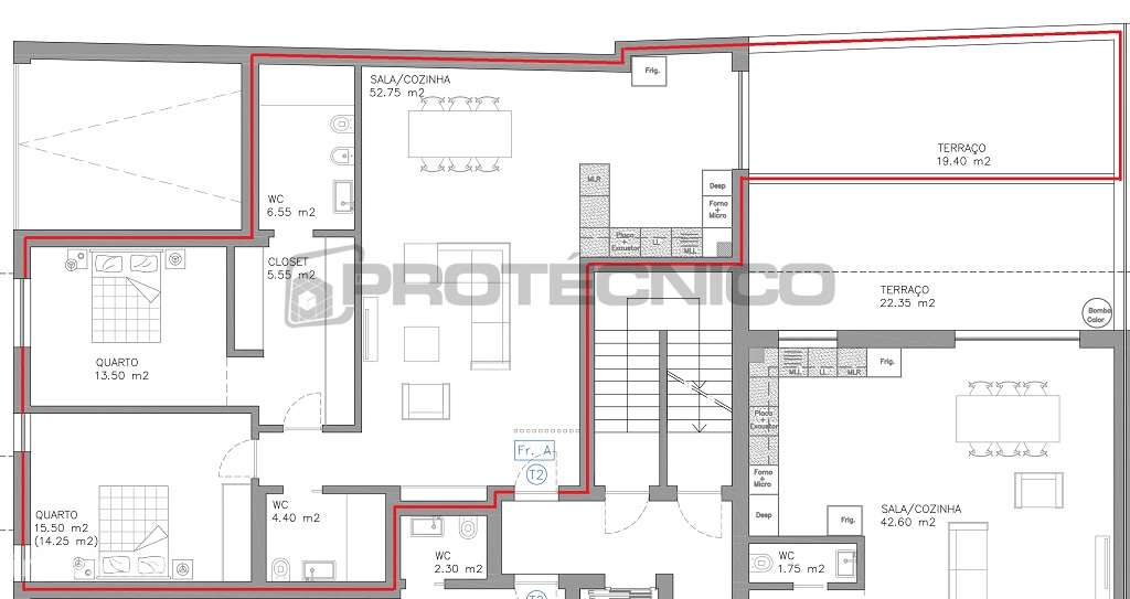 T3 com Terraço - Esgueira - Grande imagem: 2/2