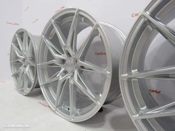 Jantes Haxer HX036 19 x 8.5 et 40 5x112 66.6 Silver Shining - 7