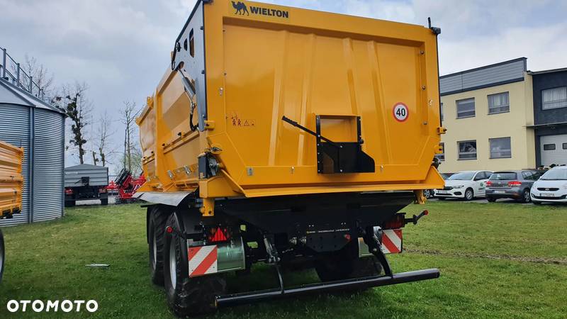 Wielton Przyczepa rolnicza skorupowa PRC-2HP/W18 WB, 18 ton, dodatkowy wysyp boczny - 9