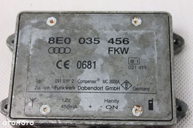 Moduł Sterownik wzmacniacz antenowy Audi A3 8p A4 B7 A6 C6 - 4