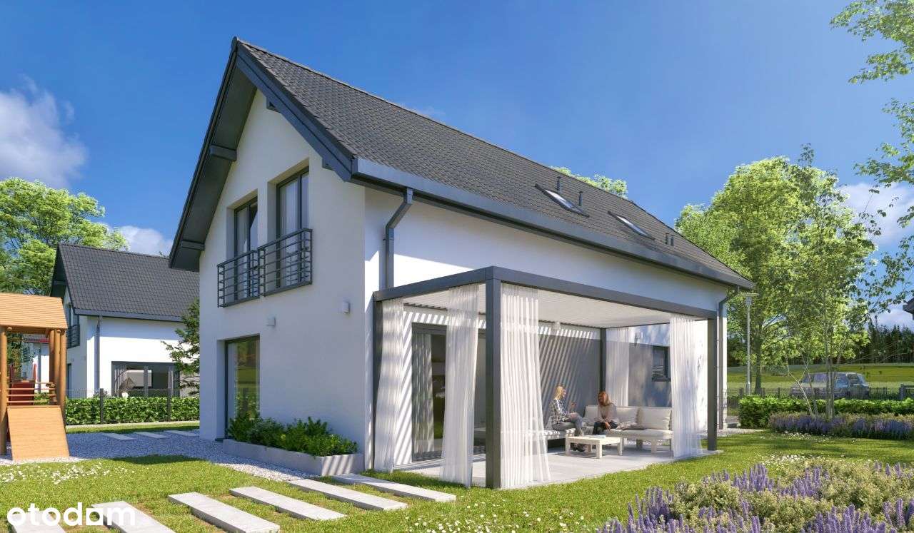 Kameralne Szapiro! Stan deweloperski, pompa ciepła w cenie! - Pełny obrazek: 4/15