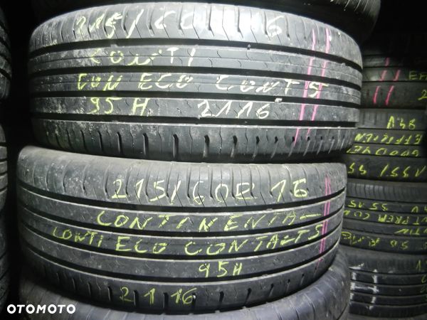 Opony 215/60r16 continental conti eco contact 5 7mm lato para - 1