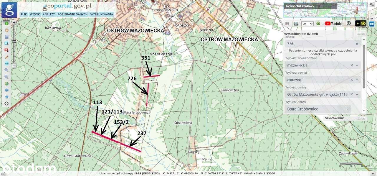 Działki w zabudowie siedliskowej, różne metraże, Stara Grabownica-0