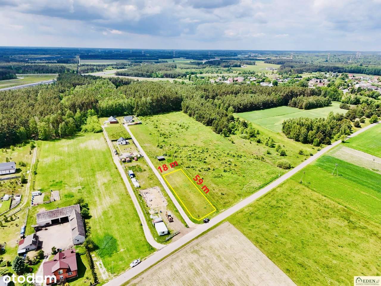 Na sprzedaż działka budowlana w Szymonach, gm. Kałuszyn.-0