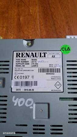 Renault Megane IV radio nawigacja 281157506r - 2