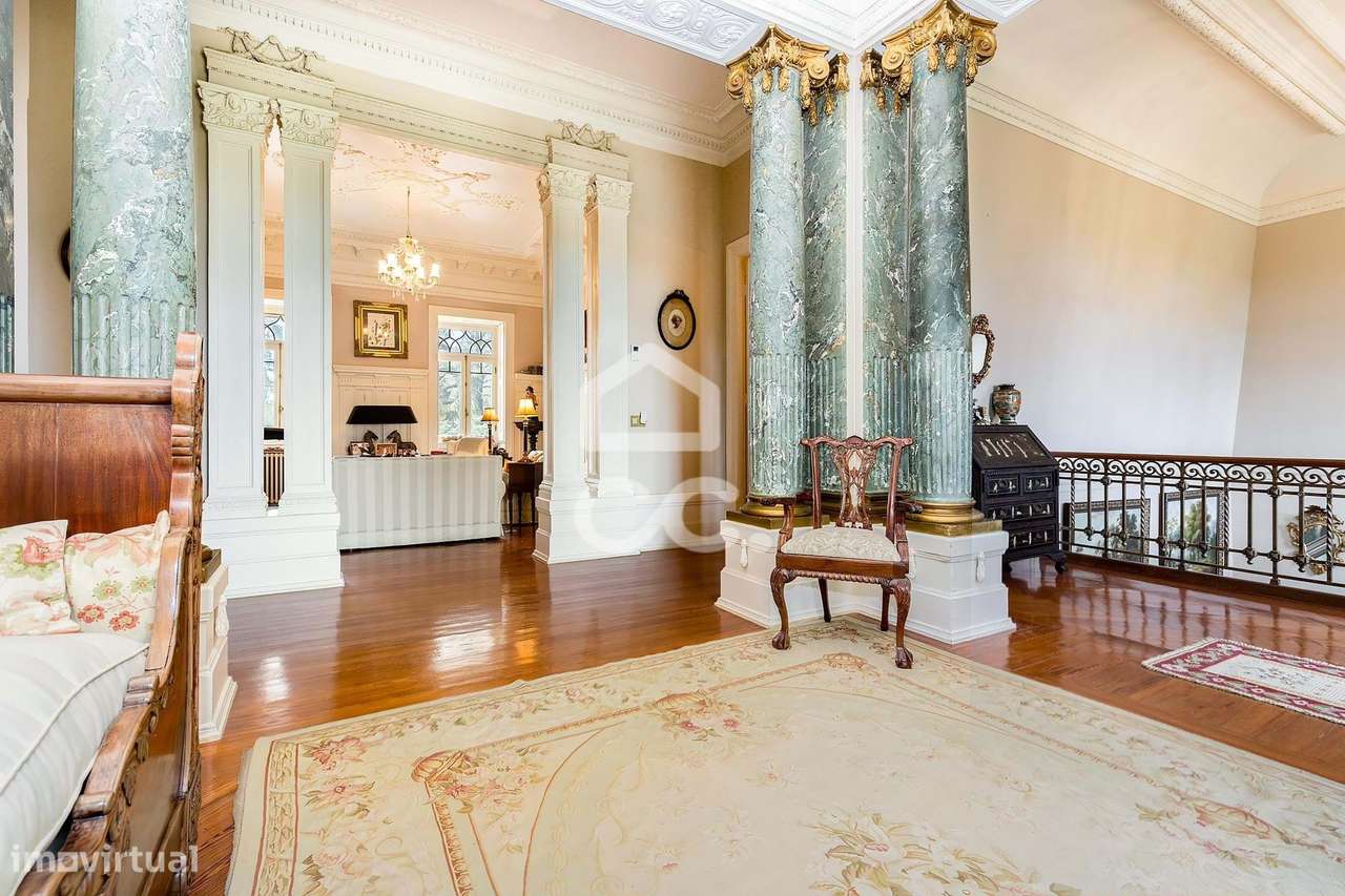 Palacete de inspiração neoclássica francesa com jardim botânico de Jea-25