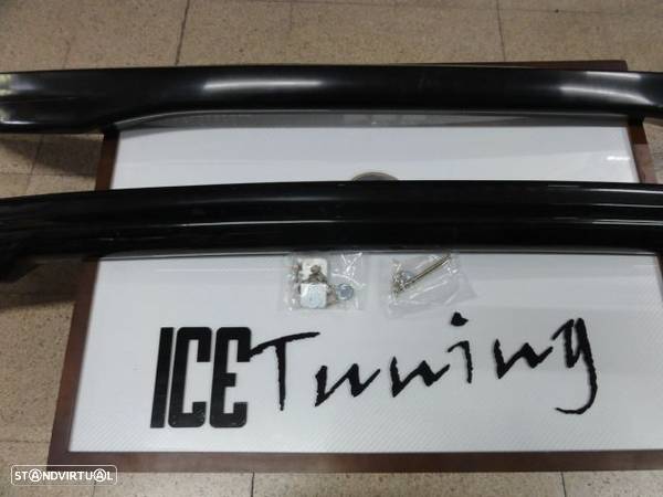 Kit Lip / Spoiler frontal + Traseiro  Honda Civic 92-95 3 Portas Type R style em plástico ABS - 3