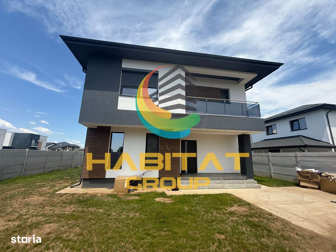 Vila moderna 4 camere, 3 bai, teren 411 mp - Berceni - Imagine principală: 4/10