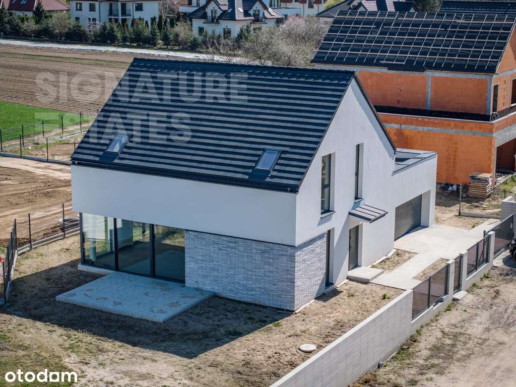 Bez prowizji dom w stanie deweloperskim w Powsinie-0