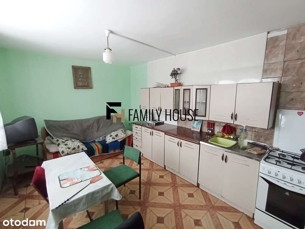 Chęciny Polichno, dom do remontu z nowym piecem.-6