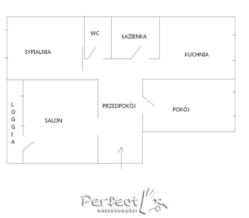 3 pokoje z loggią/II piętro/SwpdL/Bosmańska! - Pełny obrazek: 3/20