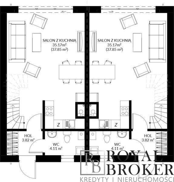 6-pokoi | Bliżniak | Brak Prowizji | 0% PCC-9