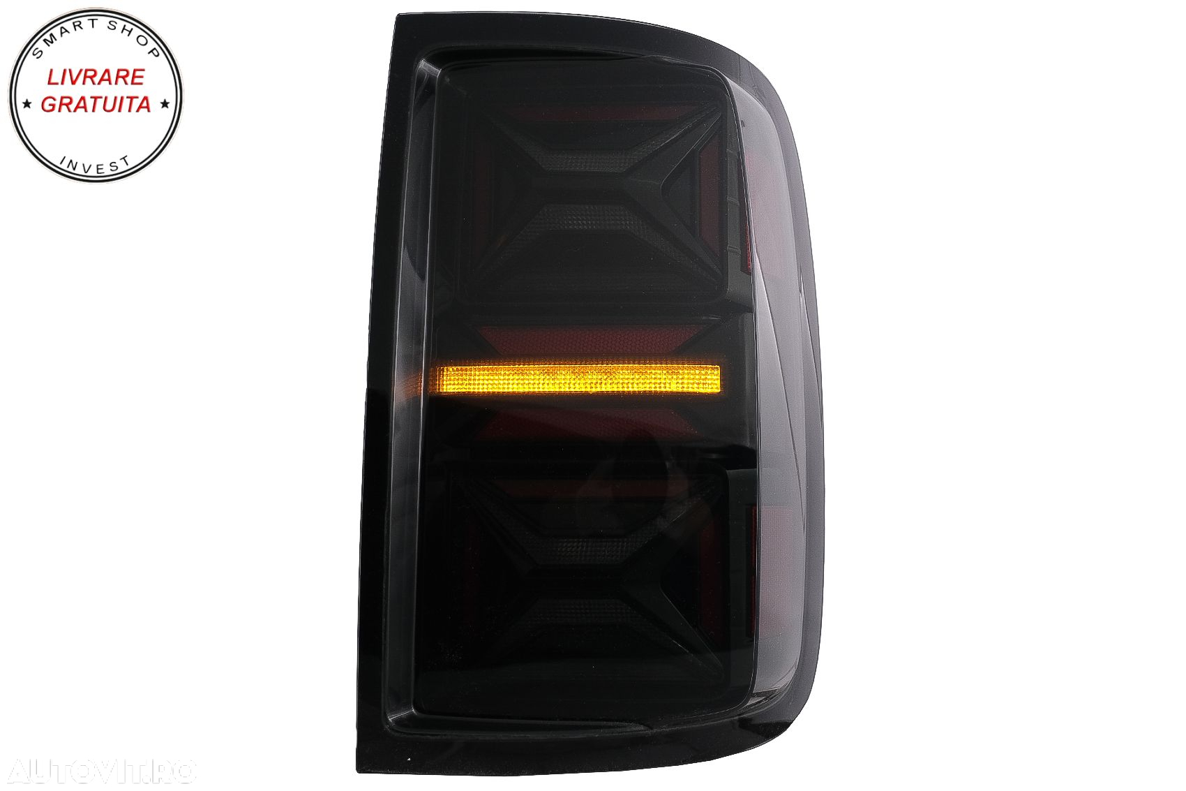 Stopuri LED VW Amarok (2010-2020) Semnal Secvential Dinamic Fumuriu- livrare gratuita - 8