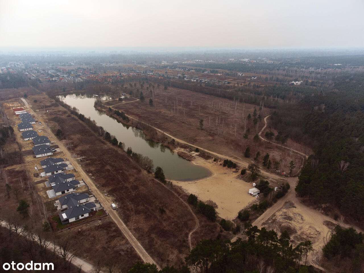 Pod inwestycję bliżniaków-plaża w lesie tuż obok!-15