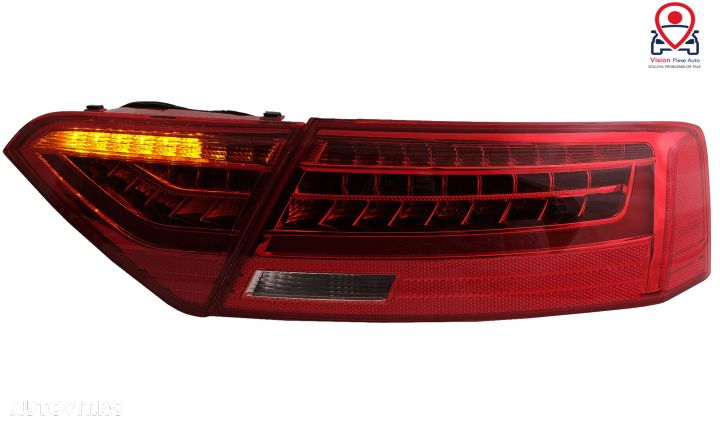 Stopuri LED compatibil cu Audi A5 8T Coupe Cabrio Sportback (2007-2011) Semnal Secvential Dinamic T - 5