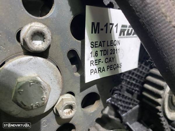 M171 Motor Para Peças Vw Seat Audi Skoda 1.6 Tdi Ref- CAY - 5