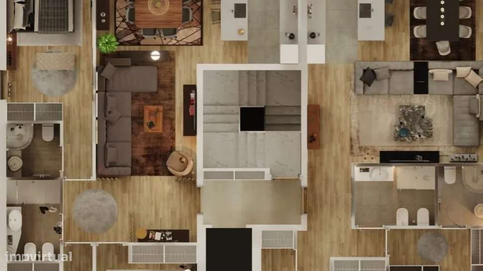 Apartamentos T3 de Luxo em condomínio fechado BRAGA (Celeiros)-14