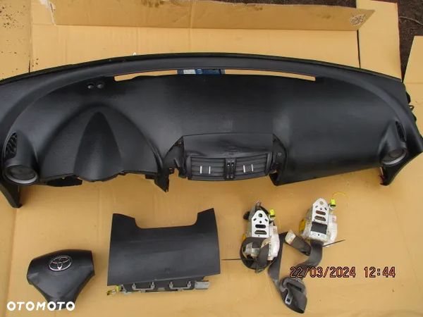 DESKA KONSOLA PODUSZKA PODUSZKI AIR-BAG PASY TOYOTA RAV4 III 2006-2009 - 1