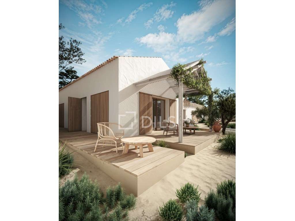 Moradia T4 em construção, na Praia do Pego inserida em lote com 897m2. - Grande imagem: 5/20