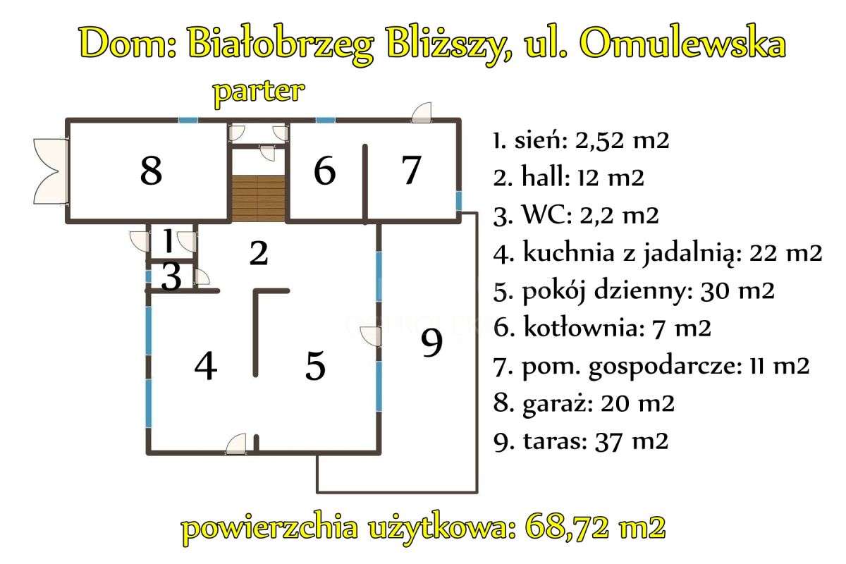 Dom z dostępem do rzeki w Białobrzegu Bliższym-13
