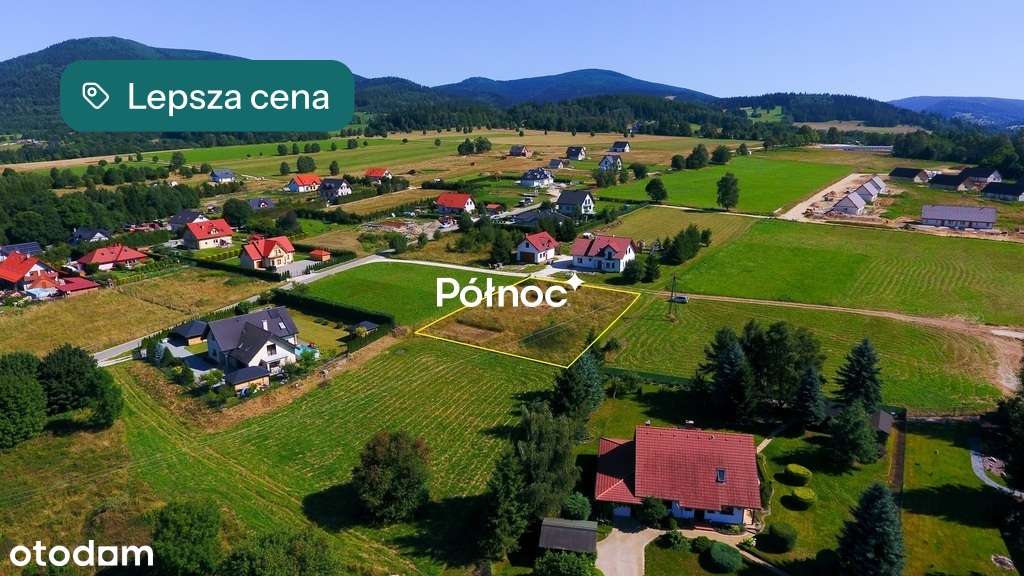 Działka budowlana 1657m2 Stronie Śląskie Goszów - Pełny obrazek: 3/6