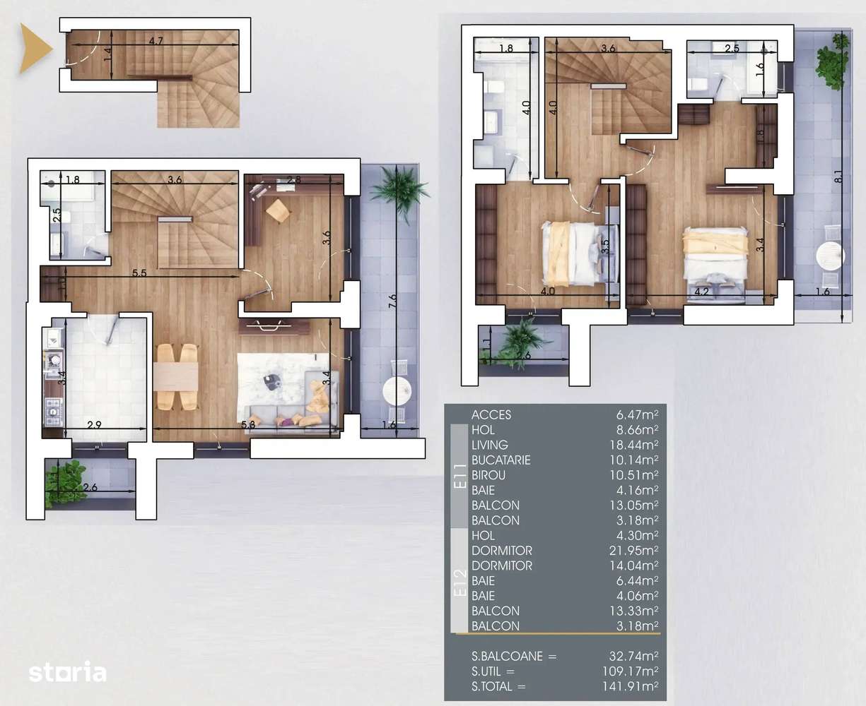 4 camere | 10 minute Metrou | premium | comision 0 | 4 balcoane - Imagine principală: 3/13