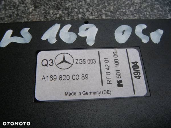 mercedes a klasa w169 05r wzmacniacz antenowy a1698200089 - 2