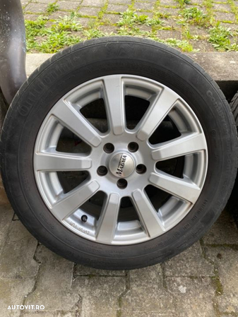 jante audivwSkoda cu cauc continental 205/55/R16 vara dot 2011 3-4 mm 7jx16 5x112 - 2