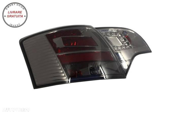 Stopuri LED Audi A4 B7 Avant (2004-2008) Negru- livrare gratuita - 4