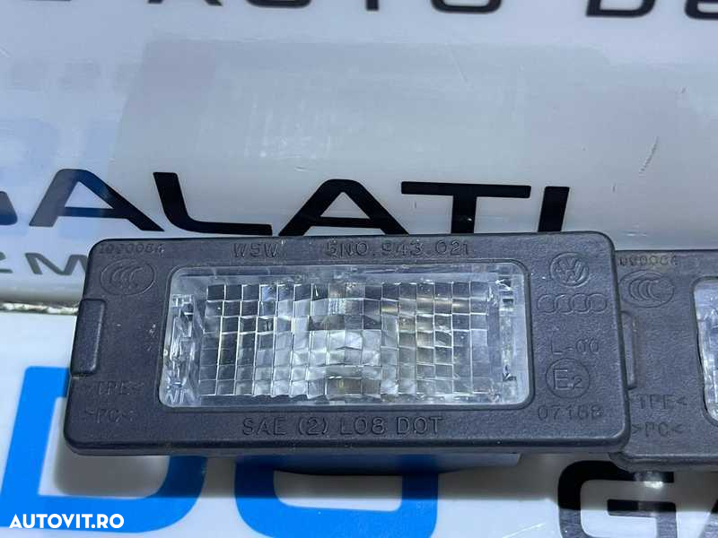 Set Lampa Lampi Iluminare Numar Inmatriculare VW Touareg 7P 2010 - 2014 Cod 5N0943021 - 4