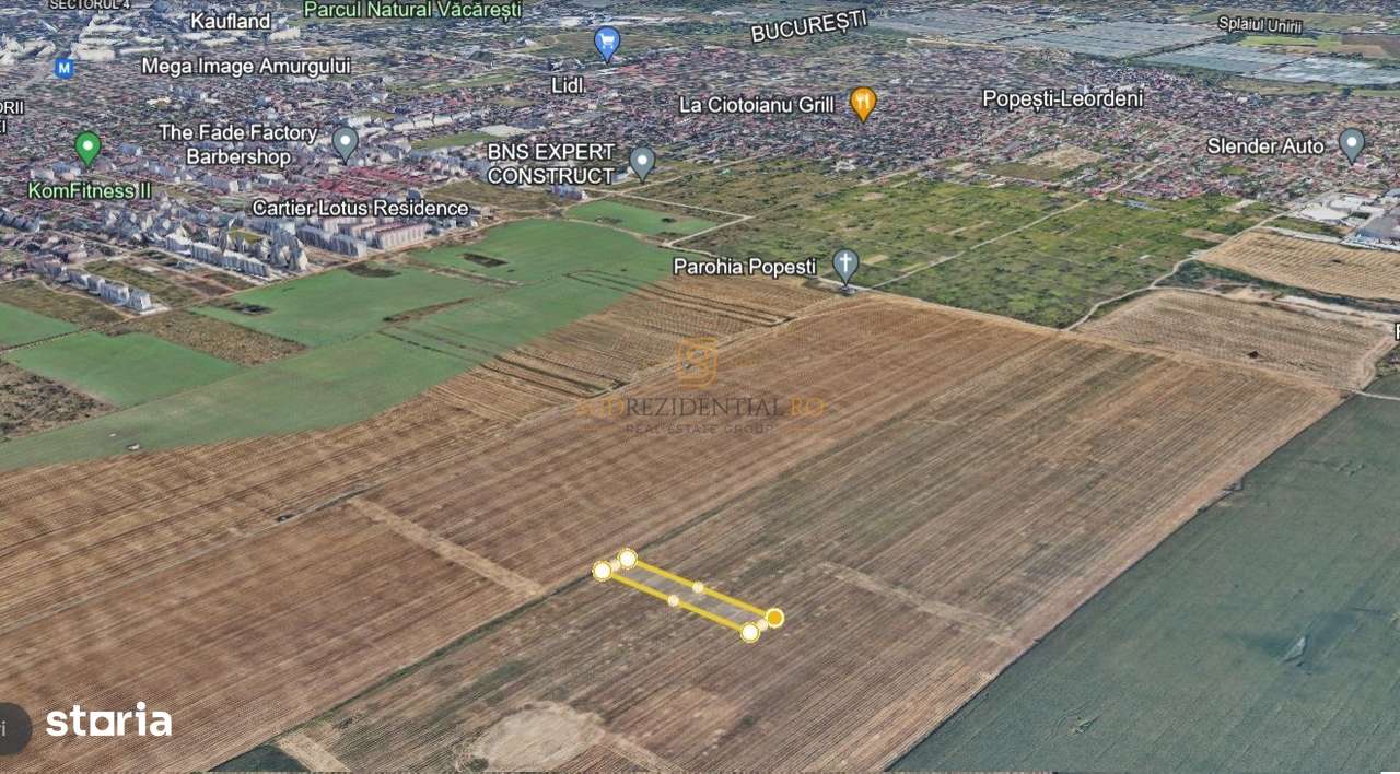 Teren intravilan 5000 mp, Popesti Leordeni, Fagului, Viscofil - Imagine principală: 3/14