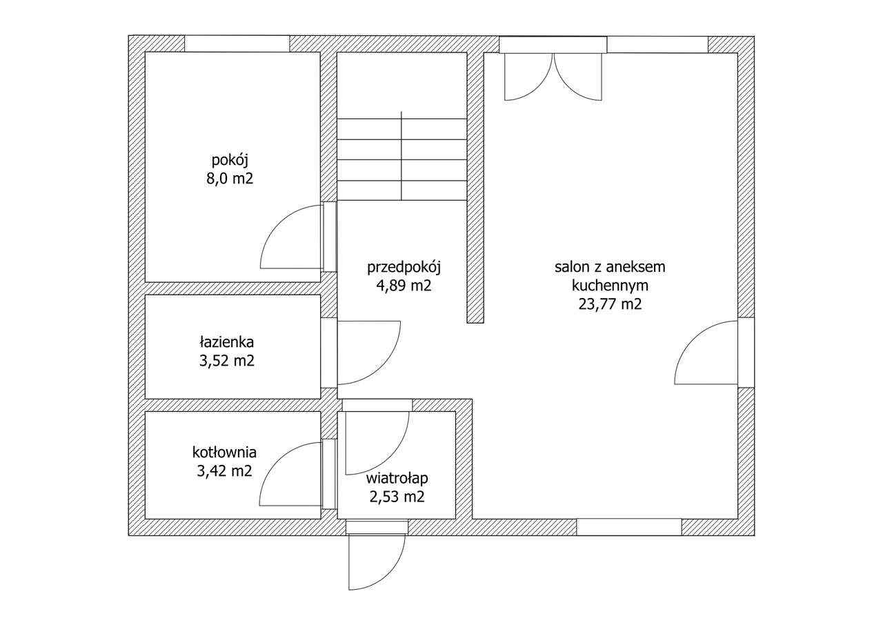 Dom w Skokach przy lesie-14