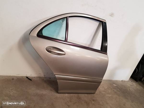 PORTA PORTAS TRASEIRA TRÁS DIREITA MERCEDES BENZ CLASS C W203 SEDAN CARRO A2037300205 2037300205 FECHO ELEVADOR MOTOR PUXADOR VIDRO - 2