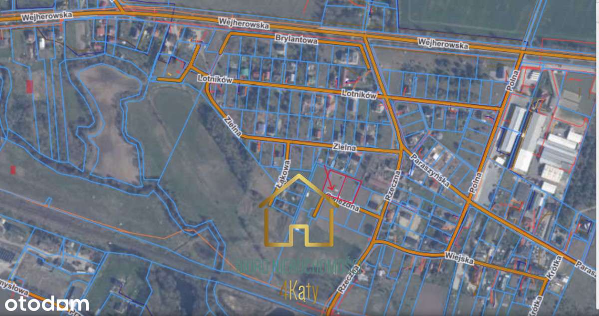 Działka 1172 m² z Wz– Bożepole Małe, ul. Gwiezdna-19