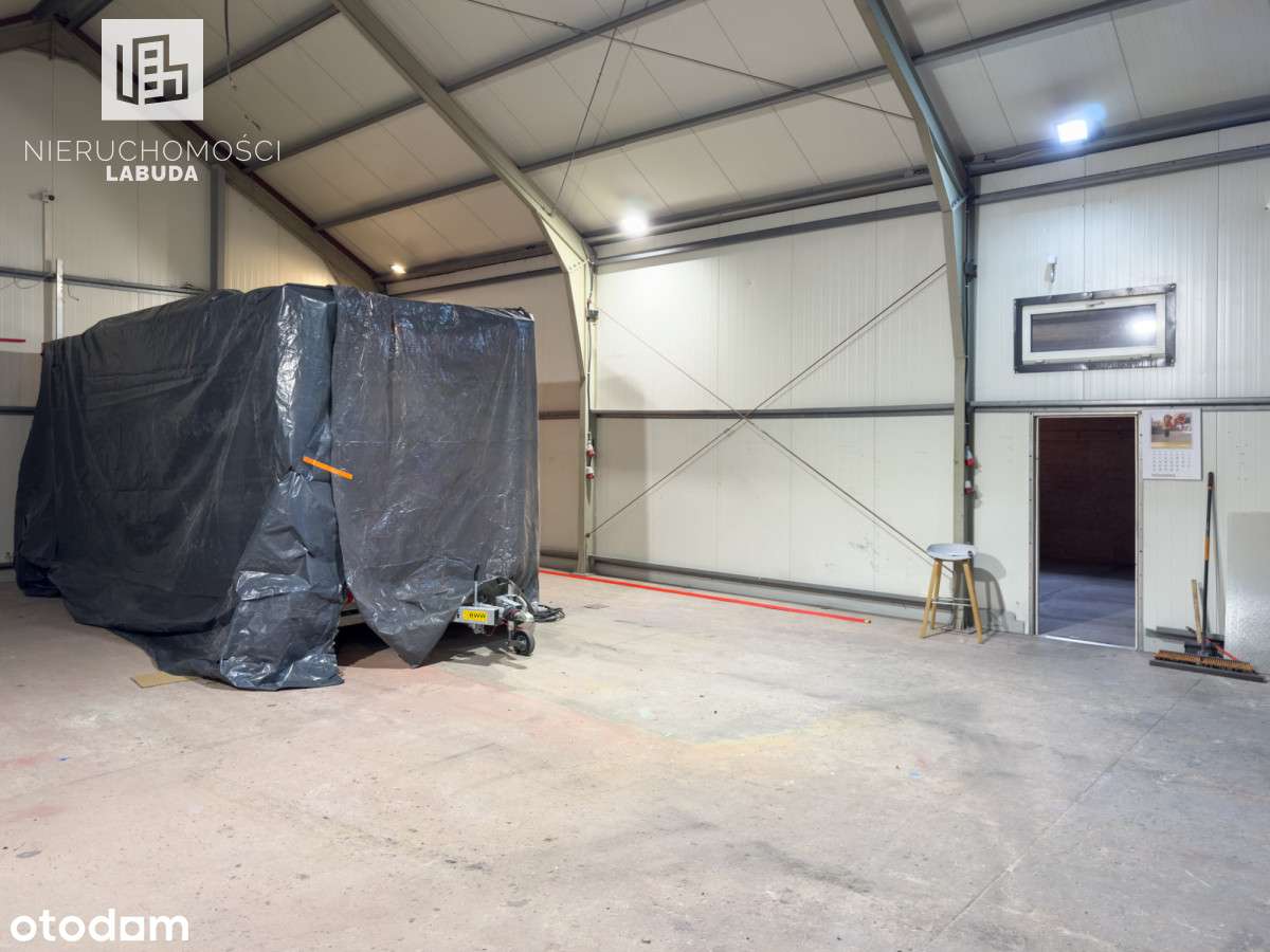 Hala 320m² przy głównej drodze w Zblewie-10