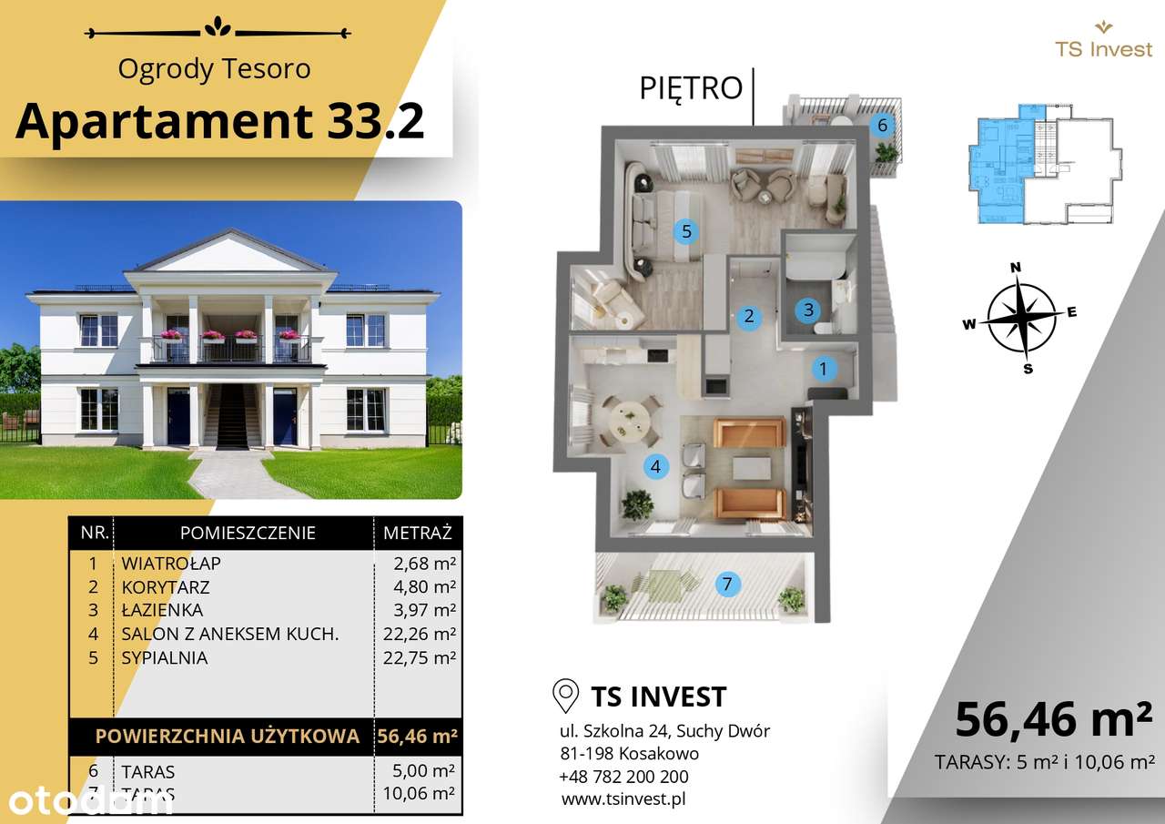 Apartament z 2 tarasami w klasycznej kamieniczce-17