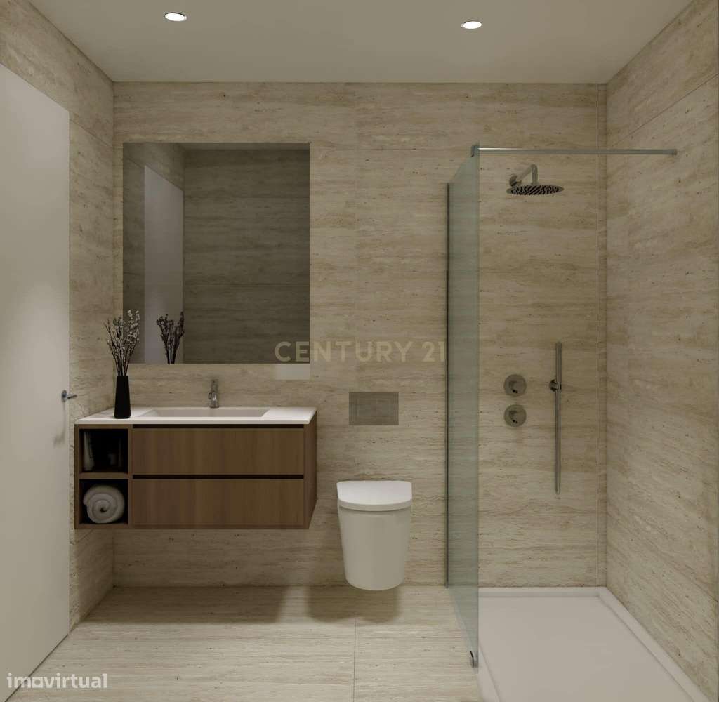 Apartamento T2 Novo | R/C com Terraço | Nova Alcobaça-5